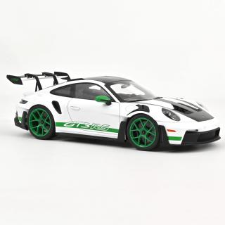 Porsche 911 GT3 RS Tribute to Carrera RS 2022 White/Python Green  Norev 1:12 Metallmodell (Türen/Hauben nicht zu öffnen!)