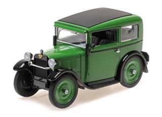 BMW DIXI - 1928 - DARK GREEN Minichamps 1:18 Metallmodell, Türen, Motorhaube... nicht zu öffnen