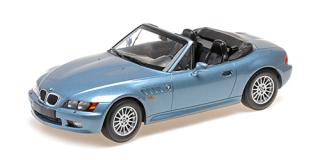 BMW Z3 ROADSTER - 1997 - LIGHT BLUE METALLIC Minichamps 1:18 Metallmodell, Türen, Motorhaube... nicht zu öffnen