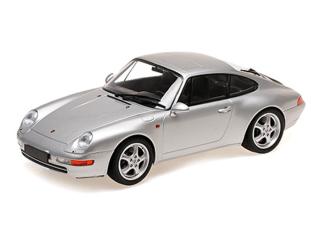 PORSCHE 911 (993) - 1993 - SILVER Minichamps 1:18 Metallmodell, Türen, Motorhaube... nicht zu öffnen