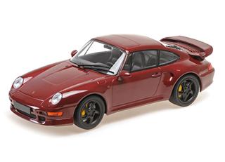 PORSCHE 911 (993) TURBO S - 1997 - DARK RED METALLIC Minichamps 1:18 Metallmodell, Türen, Motorhaube... nicht zu öffnen