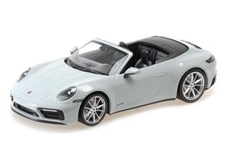 PORSCHE 911 CARRERA 4 GTS CABRIOLET - 2020 - GREY Minichamps 1:18 Metallmodell, Türen, Motorhaube... nicht zu öffnen