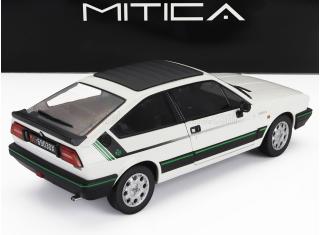 ALFA ROMEO SPRINT 1.5 QUADRIFOGLIO VERDE \"BALOCCO\" 1984 - BIANCO CAPODIMONTE MITICA 1:18 Metallmodell