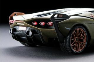 Lamborghini Sian FKP 37 electric gold Burago 1:18 Metallmodell Fotos: Georg Hämel<br>http://www.auto-und-modell.de/