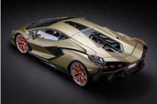 Lamborghini Sian FKP 37 electric gold Burago 1:18 Metallmodell Fotos: Georg Hämel<br>http://www.auto-und-modell.de/