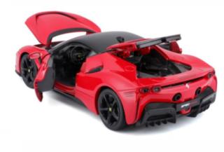 Ferrari SF90 Stradale rot Burago Race&Play 1:18 Metallmodell