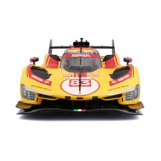 Ferrari 499P LMH #83 LeMans 24h 2025 winners Robert Kubica / Ye Yifei /Philip Hanson Burago 1:18 Metallmodell