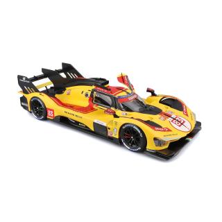 Ferrari 499P LMH #83 LeMans 24h 2025 winners Robert Kubica / Ye Yifei /Philip Hanson Burago 1:18 Metallmodell
