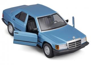 Mercedes 190E 1987 diamant blau Burago 1:24