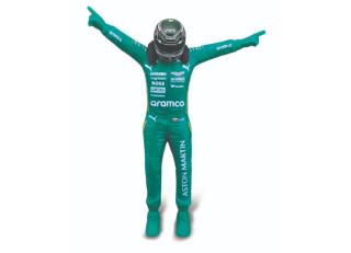Aston Martin AMR25 #18 F1 2025 Lance Stroll mit Figur Burago 1:24
