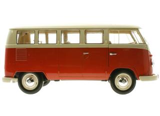 Volkswagen VW T1 Bus Panel Van 1963 red Welly 1:18