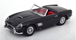 Ferrari 250 GT California Spyder 1960 schwarz/silber KK-Scale 1:18 Metallmodell (Türen, Motorhaube... nicht zu öffnen!)