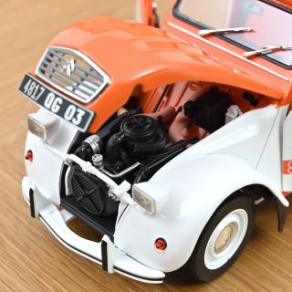 Citroën 2CV Spot 1976    Norev 1:18 Metallmodell 2 Türen, Motorhaube und Kofferraum zu öffnen!