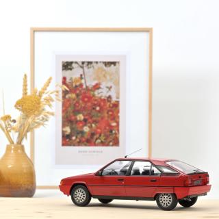 Citroen BX 16 TRS 1983 - Vallelunga Red Norev Metallmodell 1:18 (Türen, Motorhaube... nicht zu öffnen!)