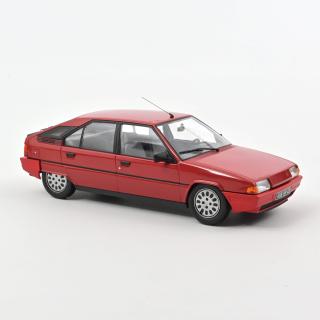 Citroen BX 16 TRS 1983 - Vallelunga Red Norev Metallmodell 1:18 (Türen, Motorhaube... nicht zu öffnen!)