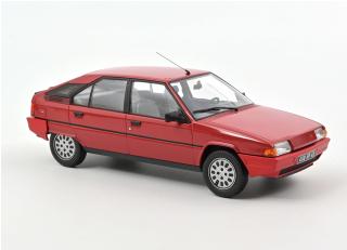 Citroen BX 16 TRS 1983 - Vallelunga Red Norev Metallmodell 1:18 (Türen, Motorhaube... nicht zu öffnen!)