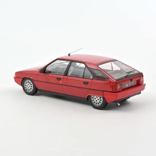 Citroen BX 16 TRS 1983 - Vallelunga Red Norev Metallmodell 1:18 (Türen, Motorhaube... nicht zu öffnen!)