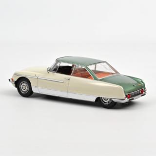 Citroën DS 21 Le Léman 1968 - Ivory & Green metallic roof Norev 1:18 Metallmodell (Türen/Hauben nicht zu öffnen!)