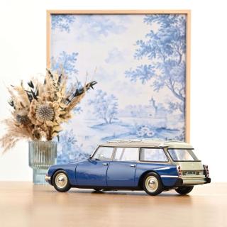 Citroën Break 21 1970 Danube Blue 1:18 Norev 1:18 Metallmodell 2 Türen, Motorhaube und Kofferraum zu öffnen!