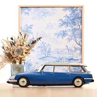 Citroën Break 21 1970 Danube Blue 1:18 Norev 1:18 Metallmodell 2 Türen, Motorhaube und Kofferraum zu öffnen!