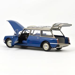 Citroën Break 21 1970 Danube Blue 1:18 Norev 1:18 Metallmodell 2 Türen, Motorhaube und Kofferraum zu öffnen!