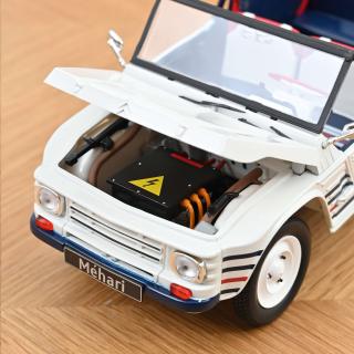 Citroën Méhari 2016 Blue White Red  Norev 1:18 Metallmodell 2 Türen und Motorhaube zu öffnen!