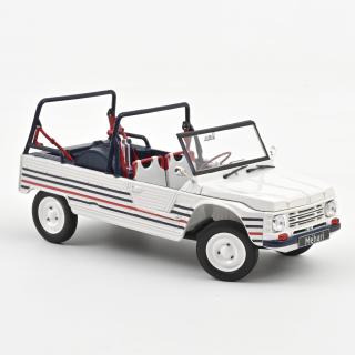 Citroën Méhari 2016 Blue White Red  Norev 1:18 Metallmodell 2 Türen und Motorhaube zu öffnen!