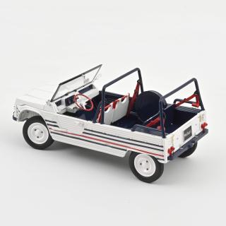 Citroën Méhari 2016 Blue White Red  Norev 1:18 Metallmodell 2 Türen und Motorhaube zu öffnen!