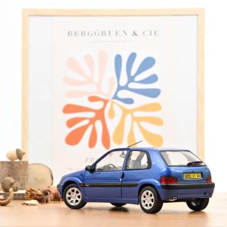 Citroën Saxo VTS 1996 Poseidon Blue  Norev 1:18 Metallmodell  (Türen zu öffnen!)