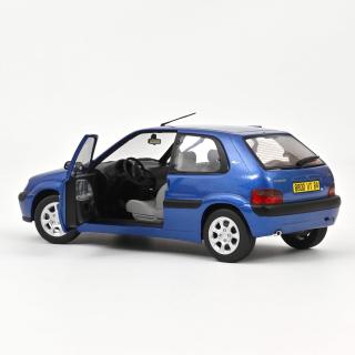 Citroën Saxo VTS 1996 Poseidon Blue  Norev 1:18 Metallmodell  (Türen zu öffnen!)