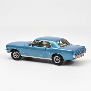 Ford Mustang Hardtop Coupe 1965 - Turquoise metallic Norev 1:18 Metallmodell (Türen/Hauben nicht zu öffnen!)