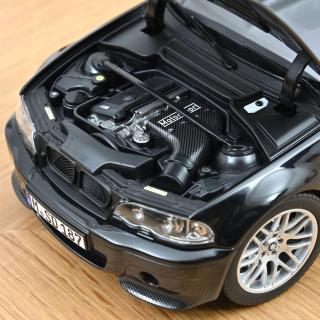 BMW M3 CSL 2003 Saphire Black  Norev 1:18 Metallmodell 2 Türen, Motorhaube und Kofferraum zu öffnen!