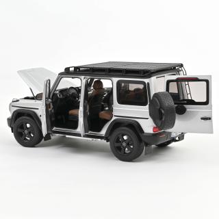 Mercedes-Benz G-Class 2024 Iridium Silver 1:18 Norev 1:18 Metallmodell 4 Türen, Motorhaube und Kofferraum zu öffnen!