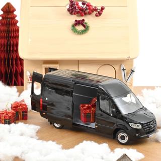 Mercedes-Benz Sprinter 2018 Black  Norev 1:18 Metallmodell