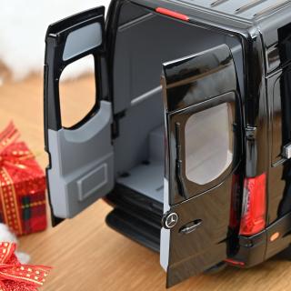 Mercedes-Benz Sprinter 2018 Black  Norev 1:18 Metallmodell