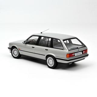 BMW 325i Touring 1991 - Silver Norev 1:18 Metallmodell (Türen/Hauben nicht zu öffnen!)