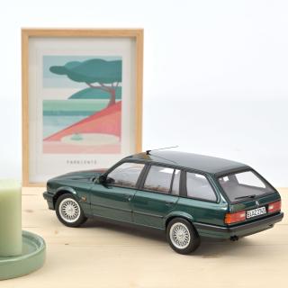 BMW 325i Touring 1990 - Green metallic Norev 1:18 Metallmodell (Türen/Hauben nicht zu öffnen!)