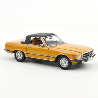 Mercedes-Benz 450 SL 1975 Cayenne Orange 1:18 Norev 1:18 Metallmodell 2 Türen, Motorhaube und Kofferraum zu öffnen!