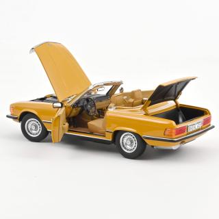 Mercedes-Benz 450 SL 1975 Cayenne Orange 1:18 Norev 1:18 Metallmodell 2 Türen, Motorhaube und Kofferraum zu öffnen!