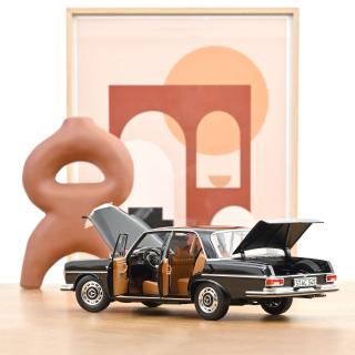 Mercedes-Benz 280 SE 1968 Black (Reprod 2026) Norev 1:18 Metallmodell 4 Türen, Motorhaube und Kofferraum zu öffnen!