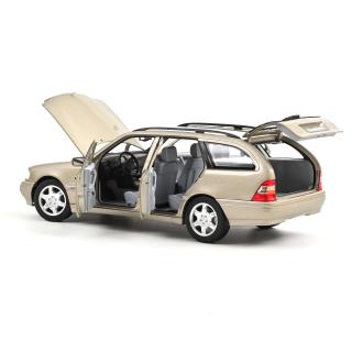 Mercedes-Benz C-Class T-Model 1997 Smoke silver  Norev 1:18 Metallmodell 4 Türen, Motorhaube und Kofferraum zu öffnen!