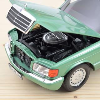 Mercedes-Benz 560 SEL 1991 - Light Green metallic Norev Metallmodell 1:18