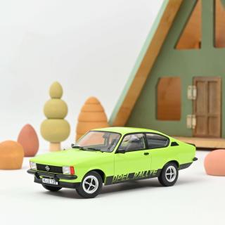 Opel Kadett Rallye 2.0 E 1977 - Green Norev 1:18 Metallmodell (Türen/Hauben nicht zu öffnen!)