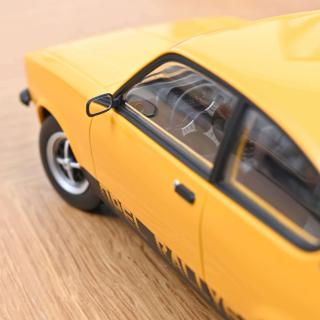 Opel Kadett Rallye 2.0 E 1977 Brilliant Ochre  Norev 1:18 Metallmodell  (Türen/Hauben nicht zu öffnen!)
