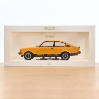 Opel Kadett Rallye 2.0 E 1977 Brilliant Ochre  Norev 1:18 Metallmodell  (Türen/Hauben nicht zu öffnen!)