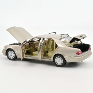 Mercedes-Benz S600 1997 Silver Norev 1:18 Metallmodell 4 Türen, Motorhaube und Kofferraum zu öffnen!