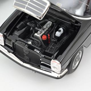 Mercedes-Benz 200 1968 Taxi - Black Norev 1:18 Metallmodell 4 Türen, Motorhaube und Kofferraum zu öffnen!