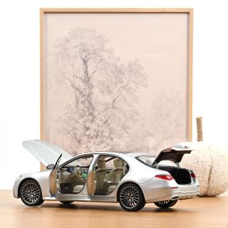 Mercedes-Benz S-Class AMG-Line 2021 Brillant Silver 1:18 Norev 1:18 Metallmodell 4 Türen, Motorhaube und Kofferraum zu öffnen!