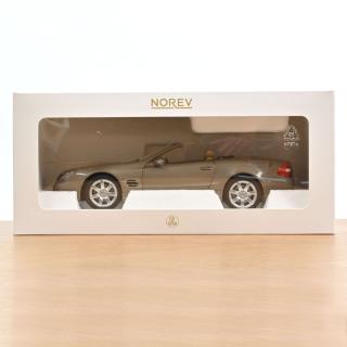 Mercedes-Benz SL 500 2003 Travertine Beige  Norev 1:18 Metallmodell 2 Türen, Motorhaube und Kofferraum zu öffnen!