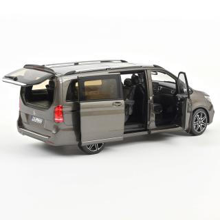Mercedes-Benz V-Class AMG-Line 2018 Indium Grey 1:18 Norev 1:18 Metallmodell 3 Türen und Kofferraum zu öffnen!